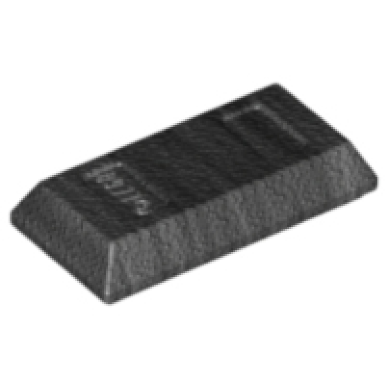 Blok, Staaf (goudstaaf) Pearl Dark Gray